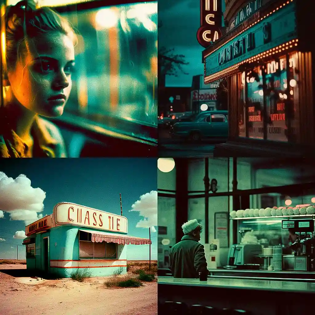 电影胶片 cinestill 50风格midjourney AI绘画作品 -电影胶片 cinestill 50风格midjourney AI绘画作品