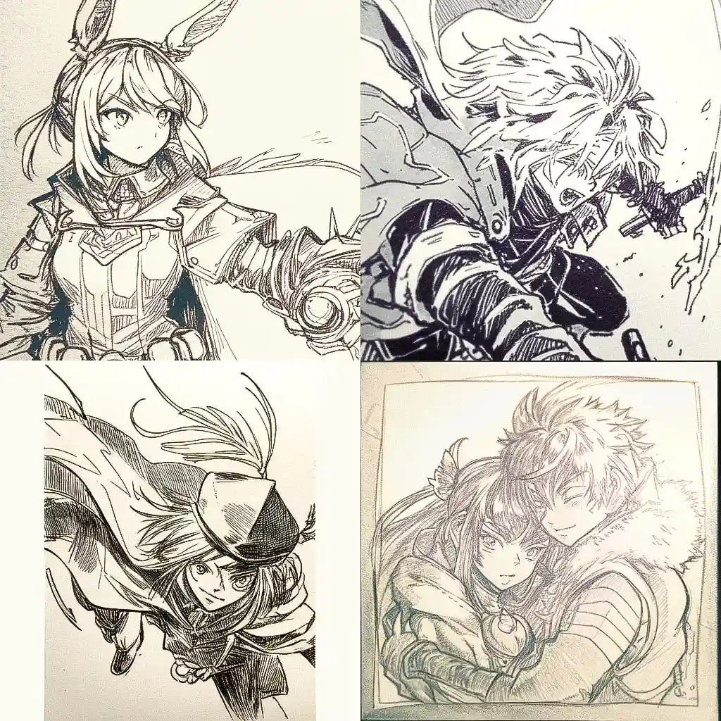 蚀刻 etching风格midjourney AI绘画作品 -蚀刻 etching风格midjourney AI绘画作品