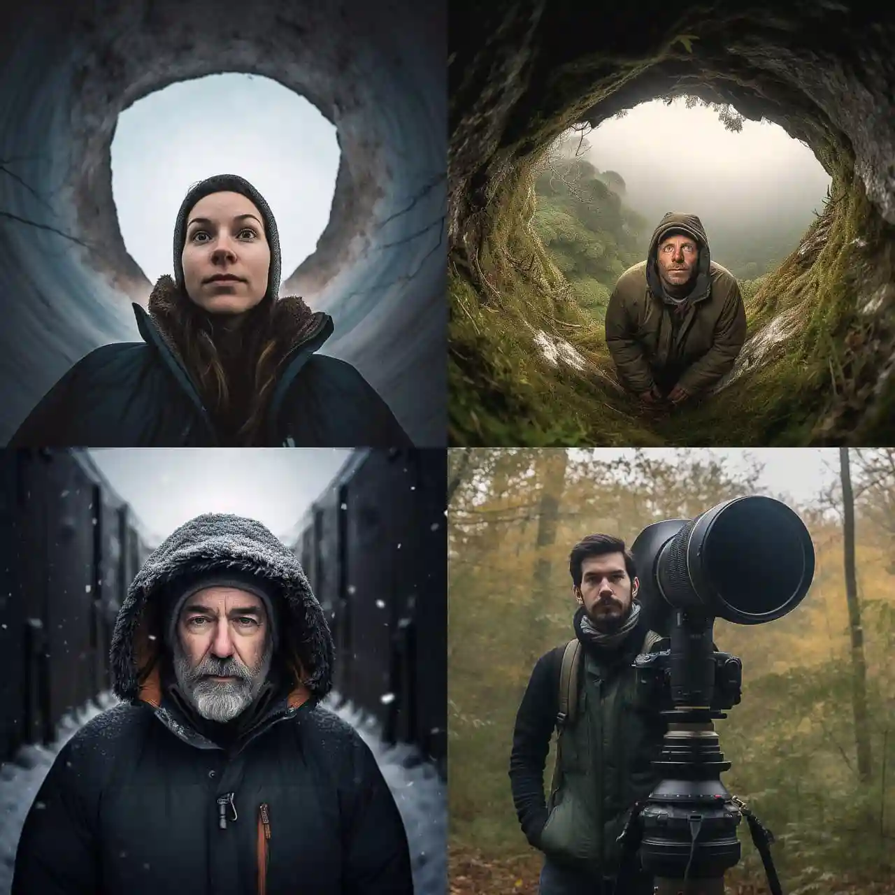 极宽肖像 extreme wide portrait风格midjourney AI绘画作品 -极宽肖像 extreme wide portrait风格midjourney AI绘画作品