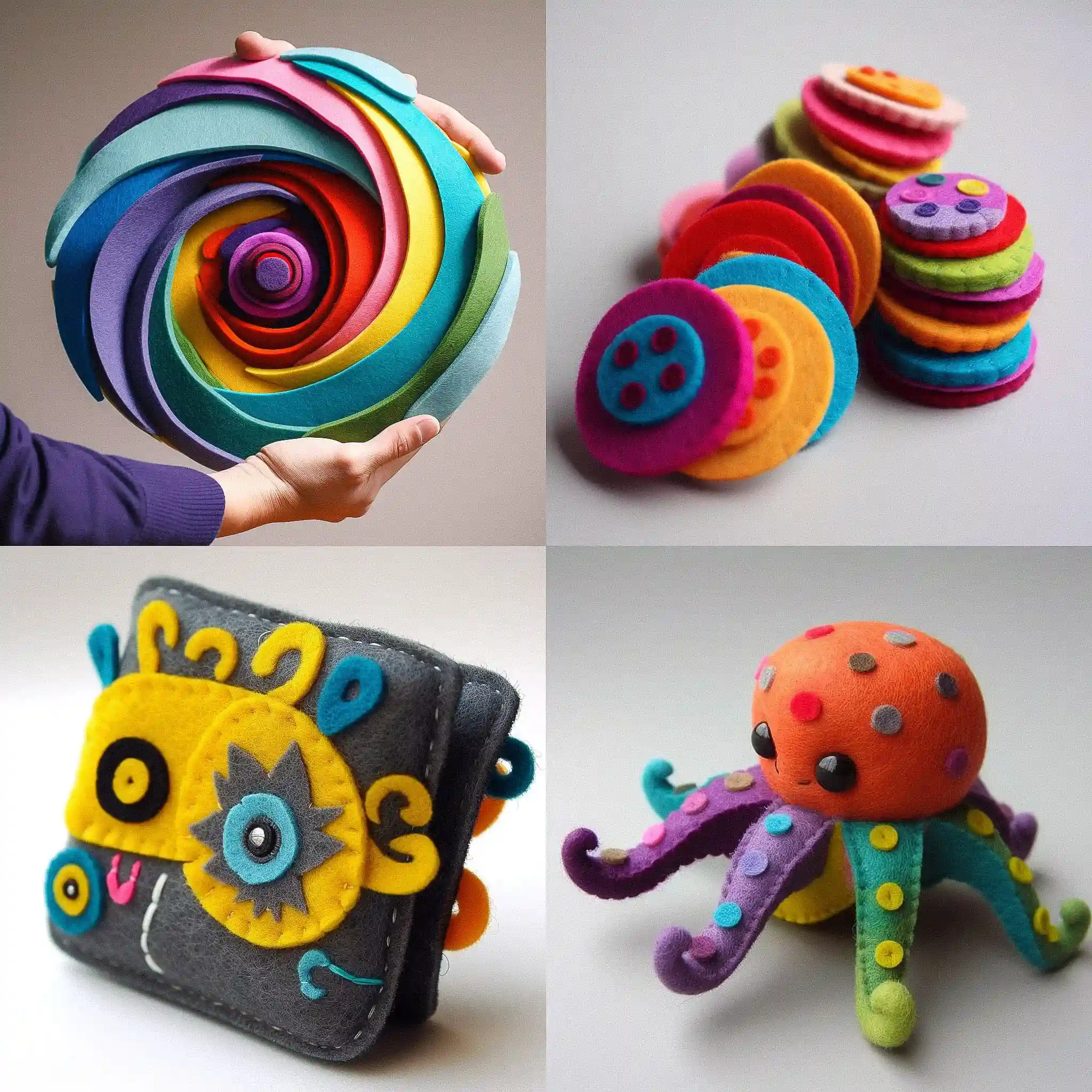 由毛毡制成 made of felt风格midjourney AI绘画作品 -由毛毡制成 made of felt风格midjourney AI绘画作品