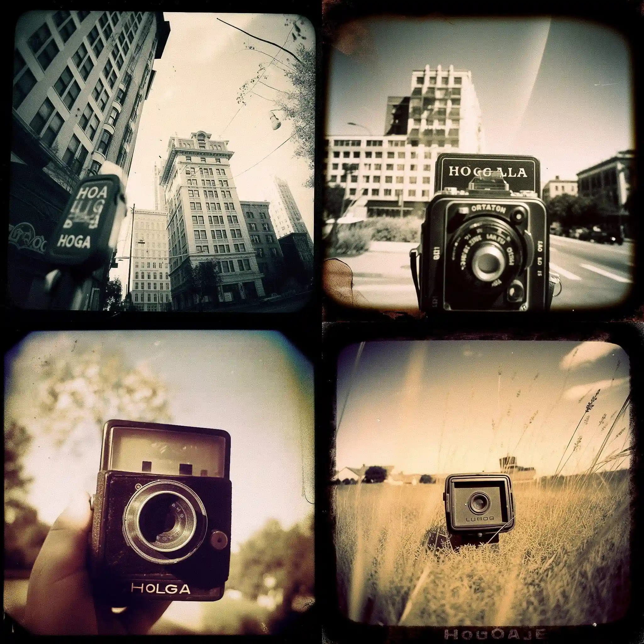 -Holga 摄影 holga photography风格midjourney AI绘画作品