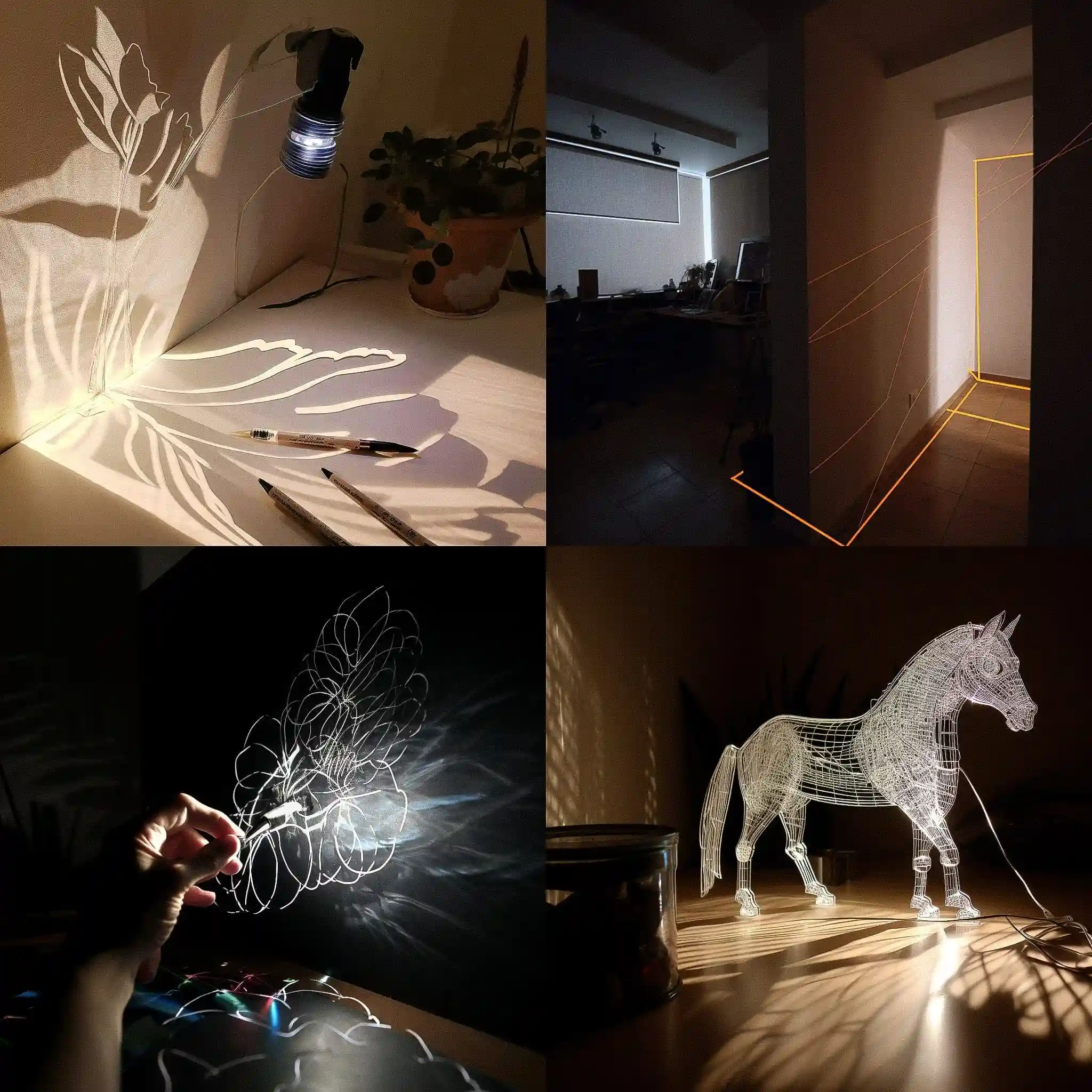 光迹 light tracing风格midjourney AI绘画作品 -光迹 light tracing风格midjourney AI绘画作品