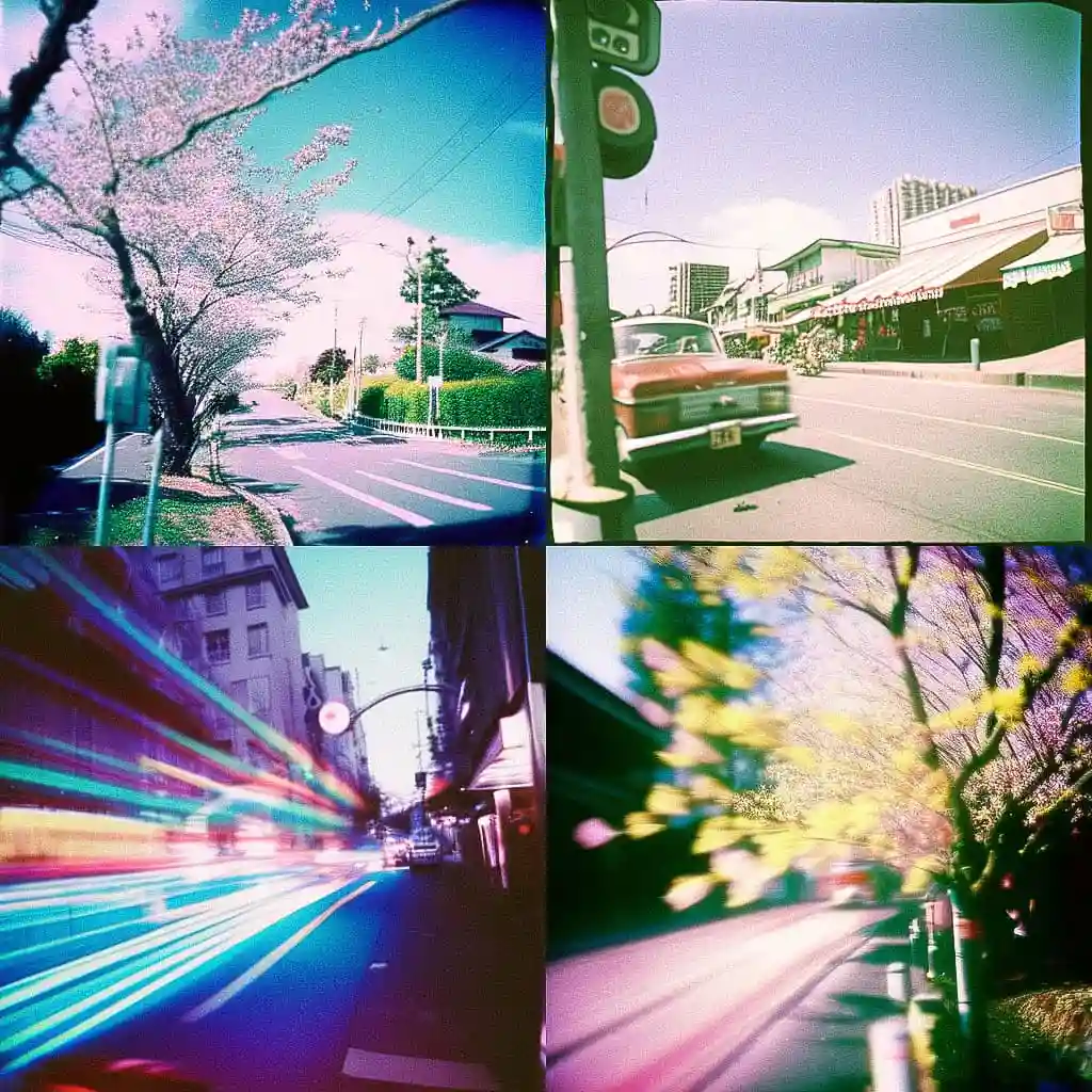 Lomography彩色100 lomography color 100风格midjourney AI绘画作品 -Lomography彩色100 lomography color 100风格midjourney AI绘画作品