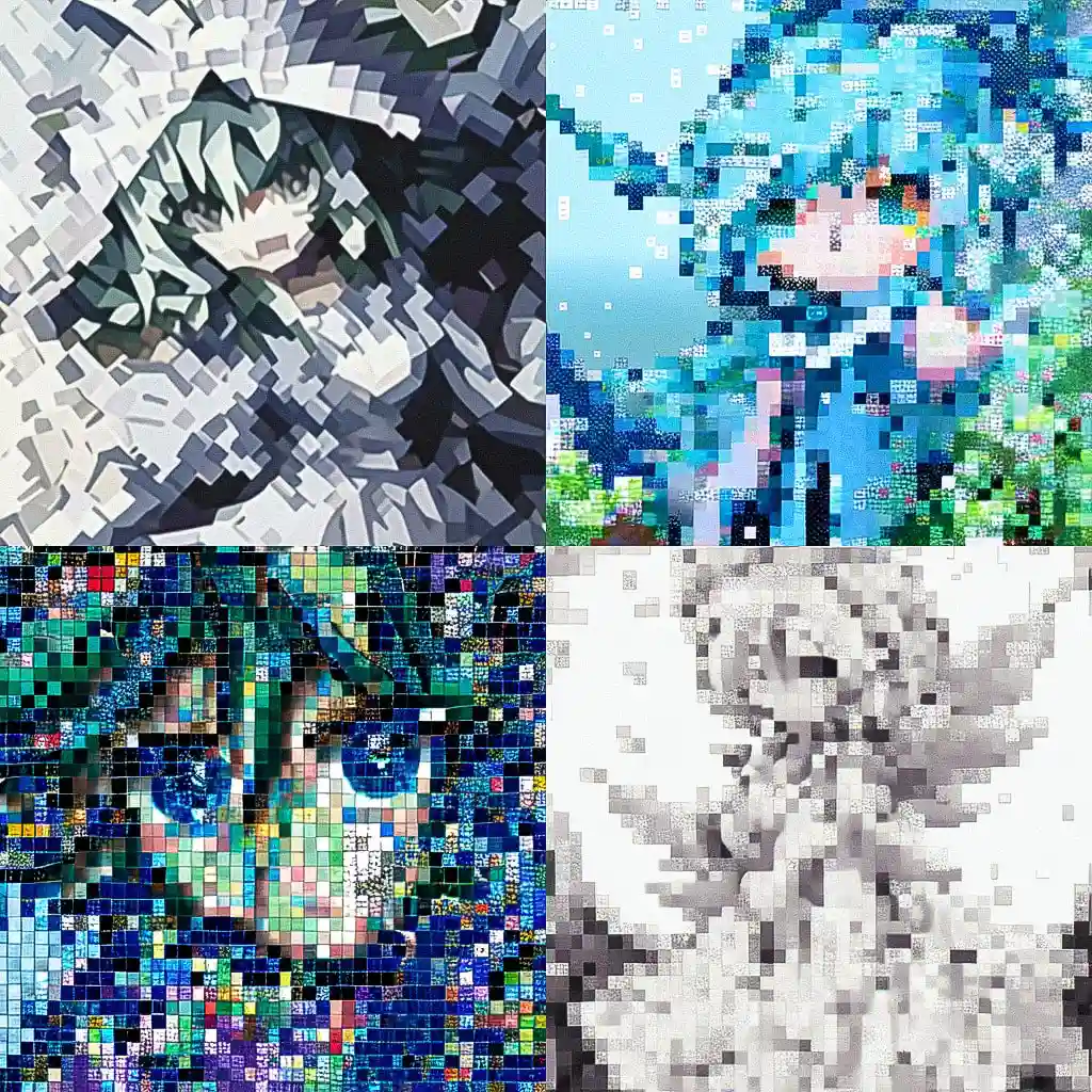 -马赛克 mosaic风格midjourney AI绘画作品