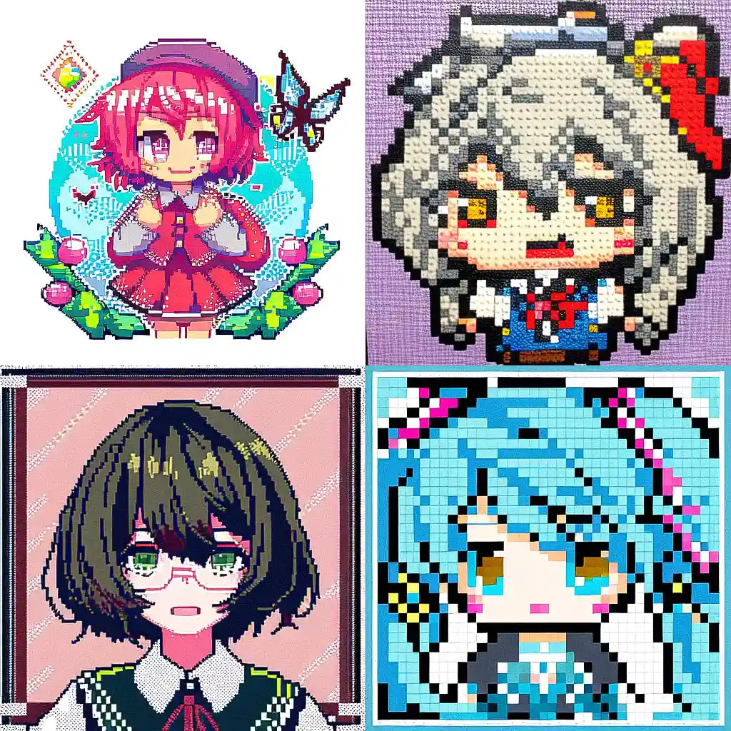 绣花 needlepoint风格midjourney AI绘画作品 -绣花 needlepoint风格midjourney AI绘画作品