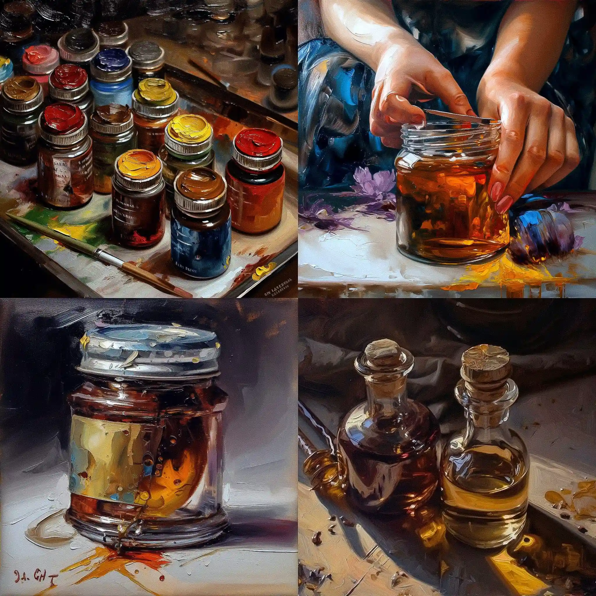 油画 oil paint风格midjourney AI绘画作品 -油画 oil paint风格midjourney AI绘画作品