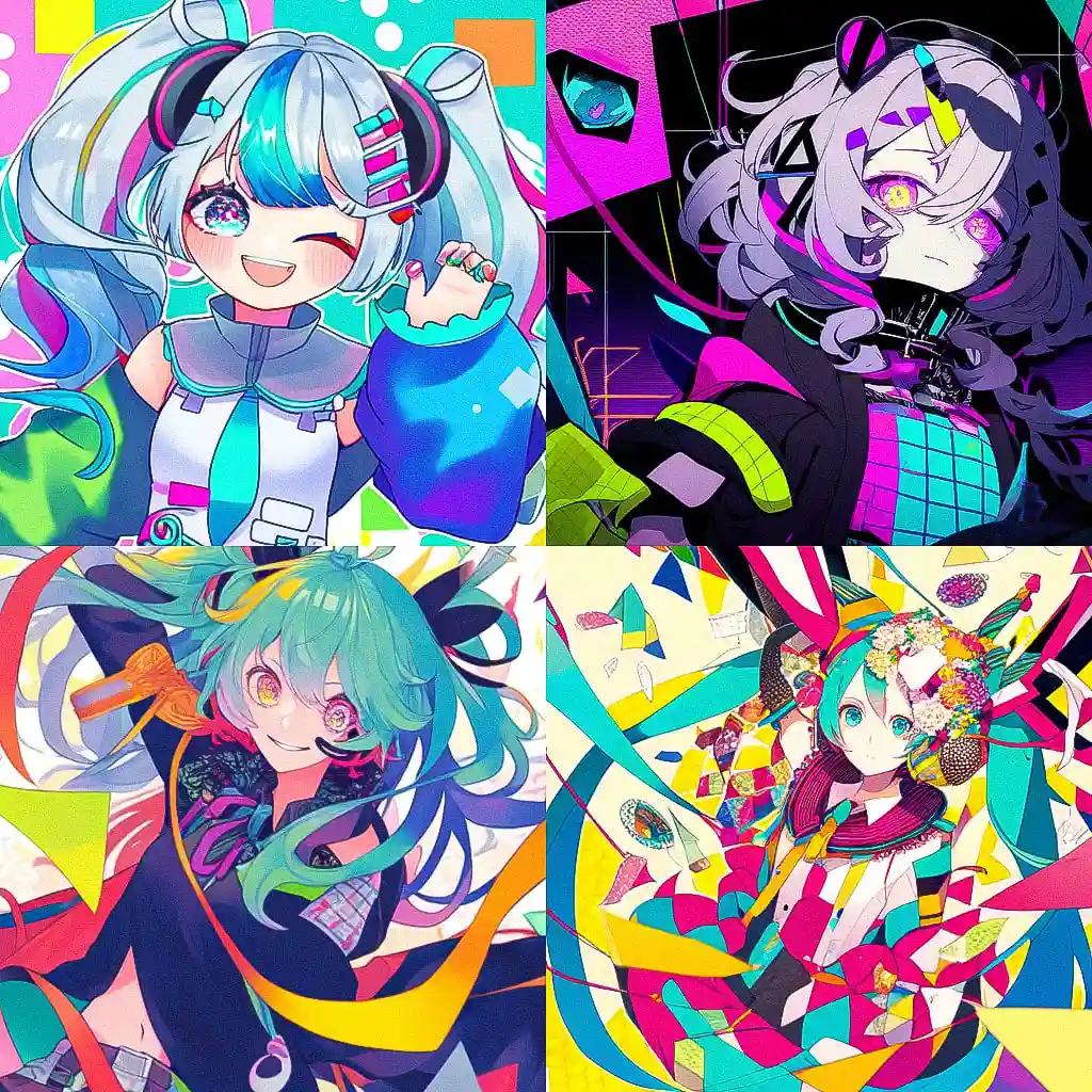 拼布 patchwork风格midjourney AI绘画作品 -拼布 patchwork风格midjourney AI绘画作品