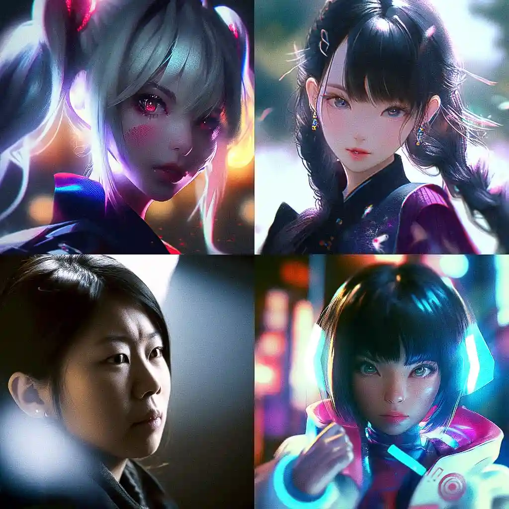 顶部照肖像照片 portrait shot with top lighting风格midjourney AI绘画作品 -顶部照肖像照片 portrait shot with top lighting风格midjourney AI绘画作品