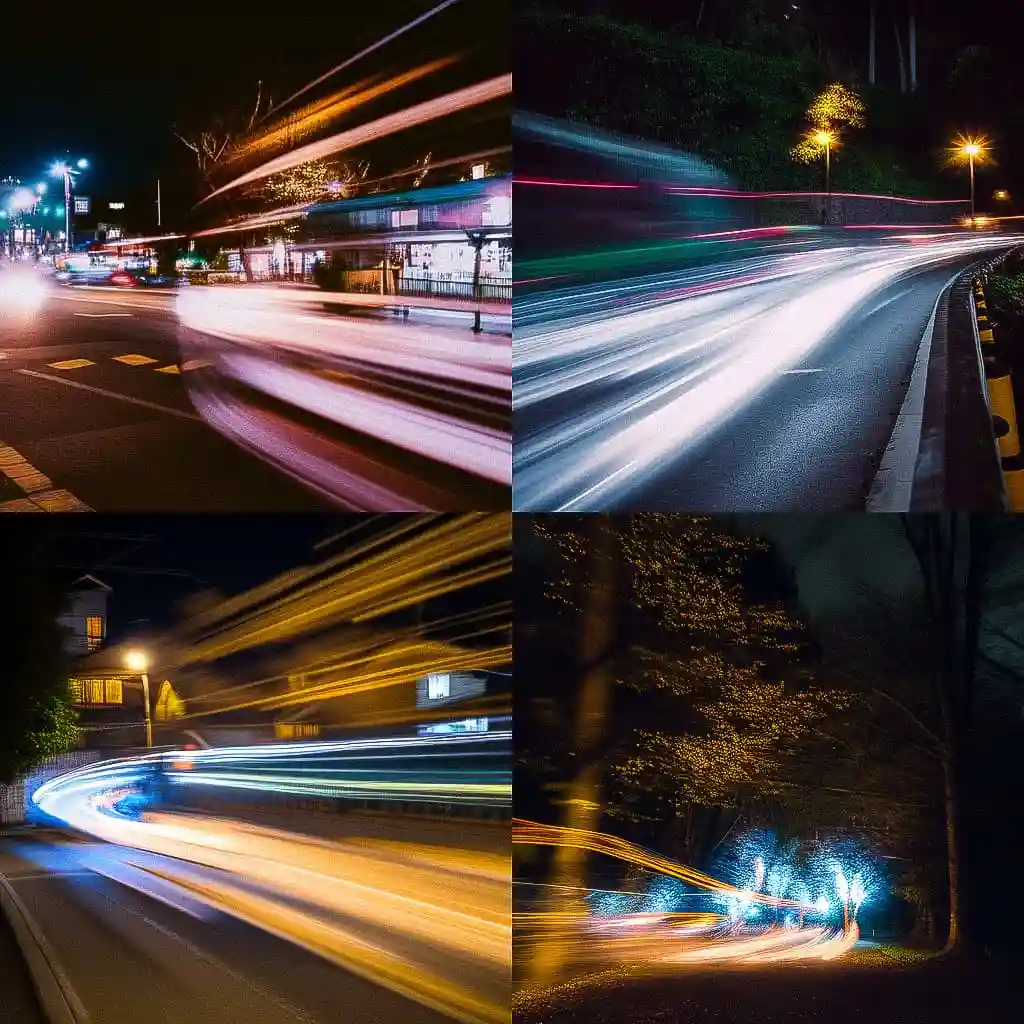 慢门速影像 slow shutter speed风格midjourney AI绘画作品 -慢门速影像 slow shutter speed风格midjourney AI绘画作品