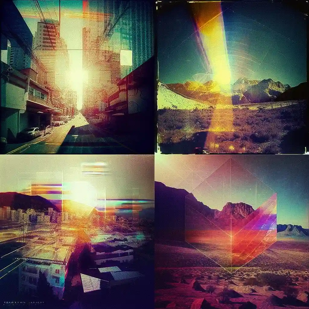 -日影摄影 solargram风格midjourney AI绘画作品