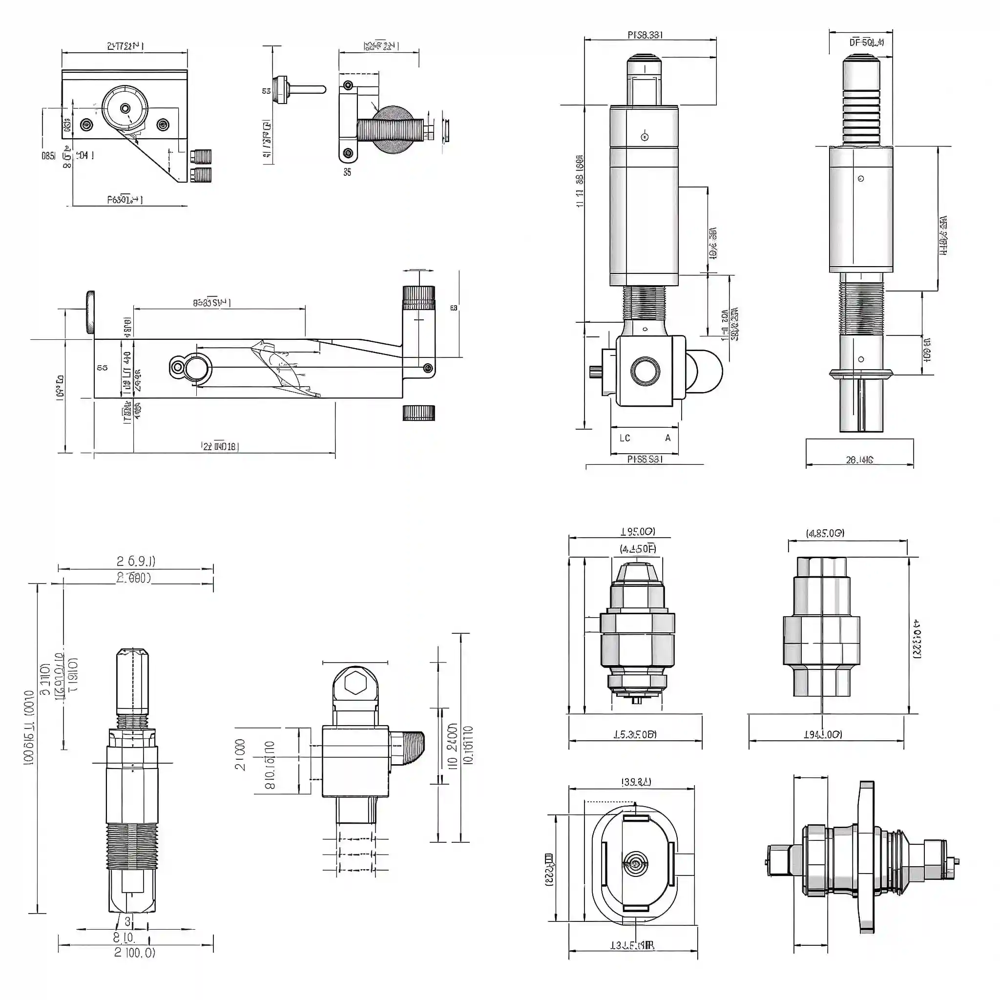 -工程制图 technical drawing风格midjourney AI绘画作品