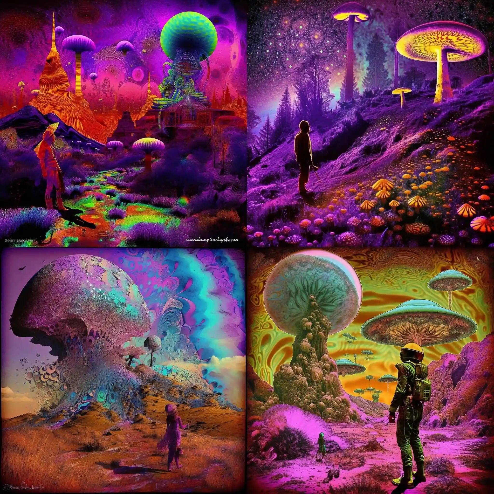 拉里·卡尔森 larry carlson风格midjourney AI绘画作品 -拉里·卡尔森 larry carlson风格midjourney AI绘画作品