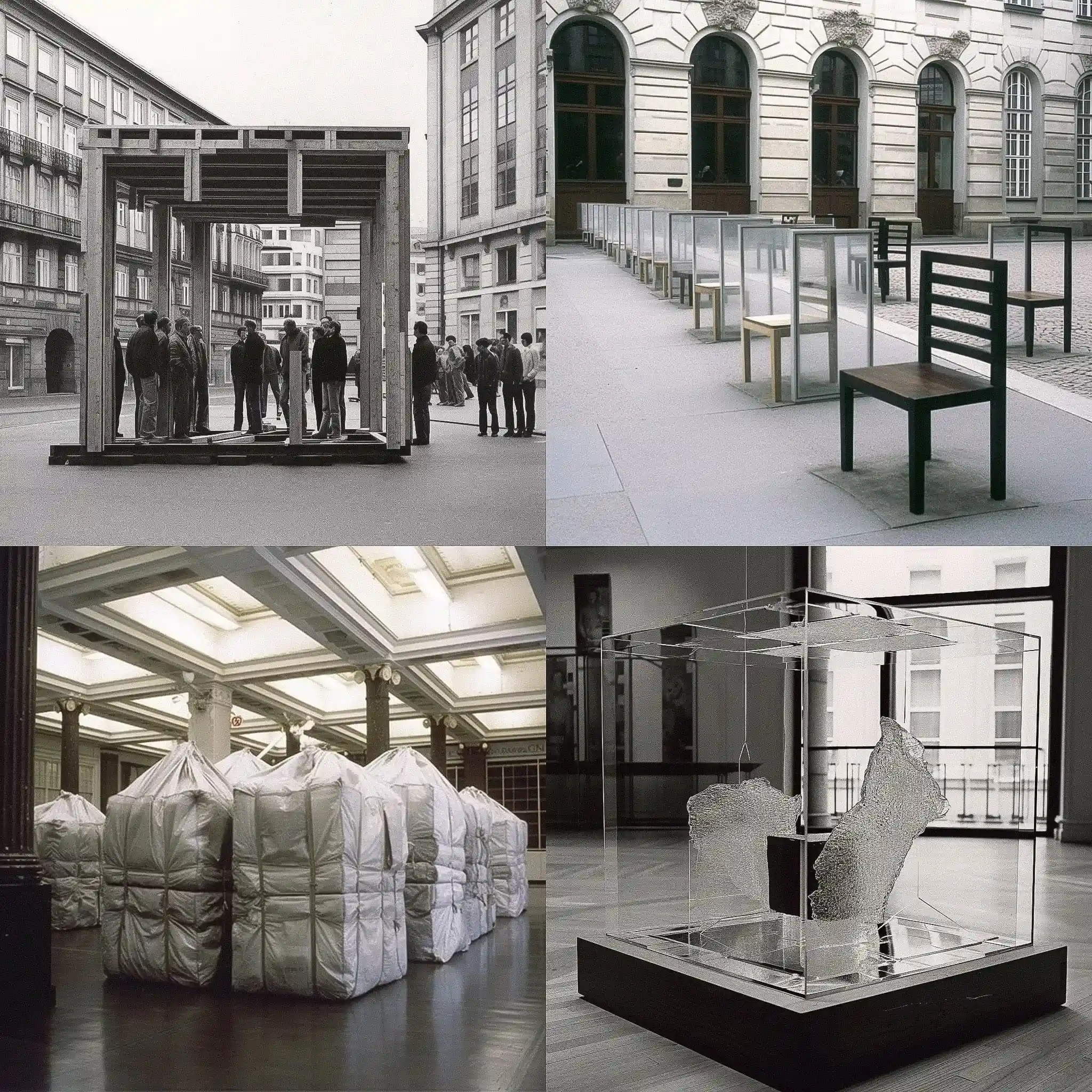 -汉斯·哈克 hans haacke风格midjourney AI绘画作品