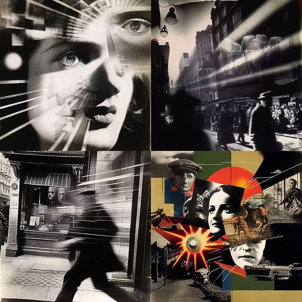 劳尔·豪斯曼 raoul hausmann风格midjourney AI绘画作品 -劳尔·豪斯曼 raoul hausmann风格midjourney AI绘画作品