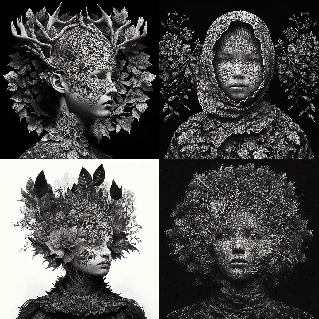 -丹尼尔·希利尔 dan hillier风格midjourney AI绘画作品