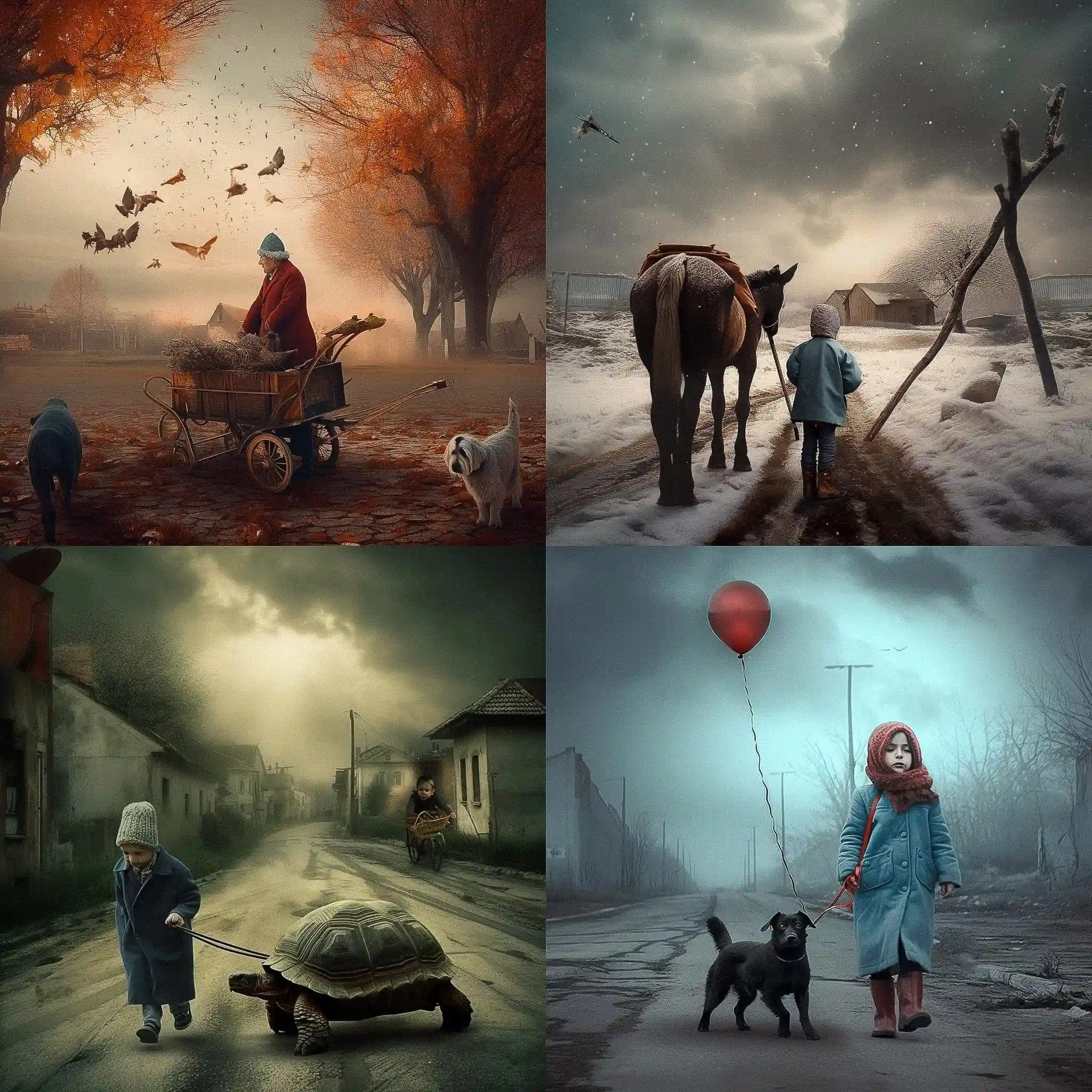 卡拉斯·伊奥努特 caras ionut风格midjourney AI绘画作品 -卡拉斯·伊奥努特 caras ionut风格midjourney AI绘画作品