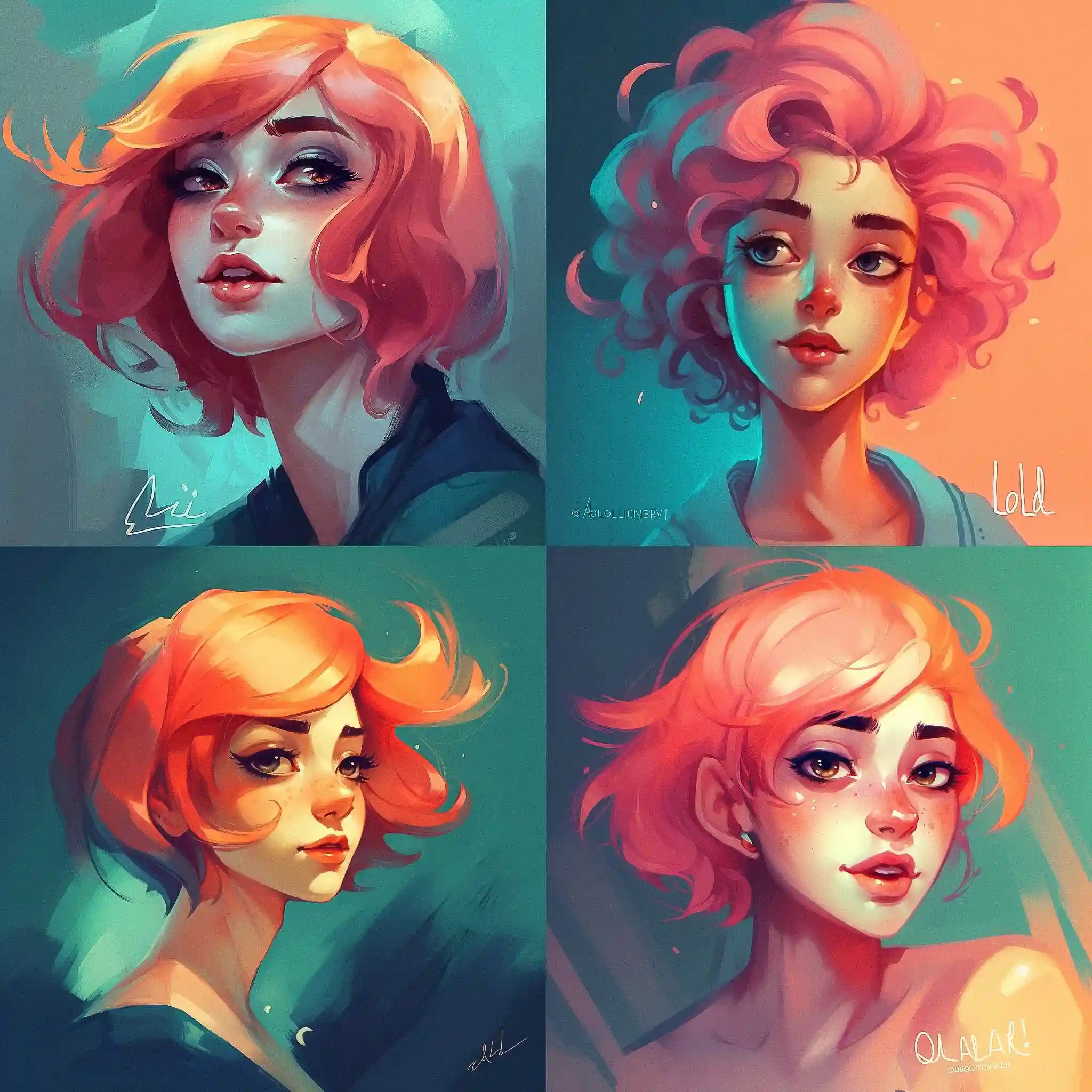 -洛伊丝·范巴尔勒 lois van baarle风格midjourney AI绘画作品