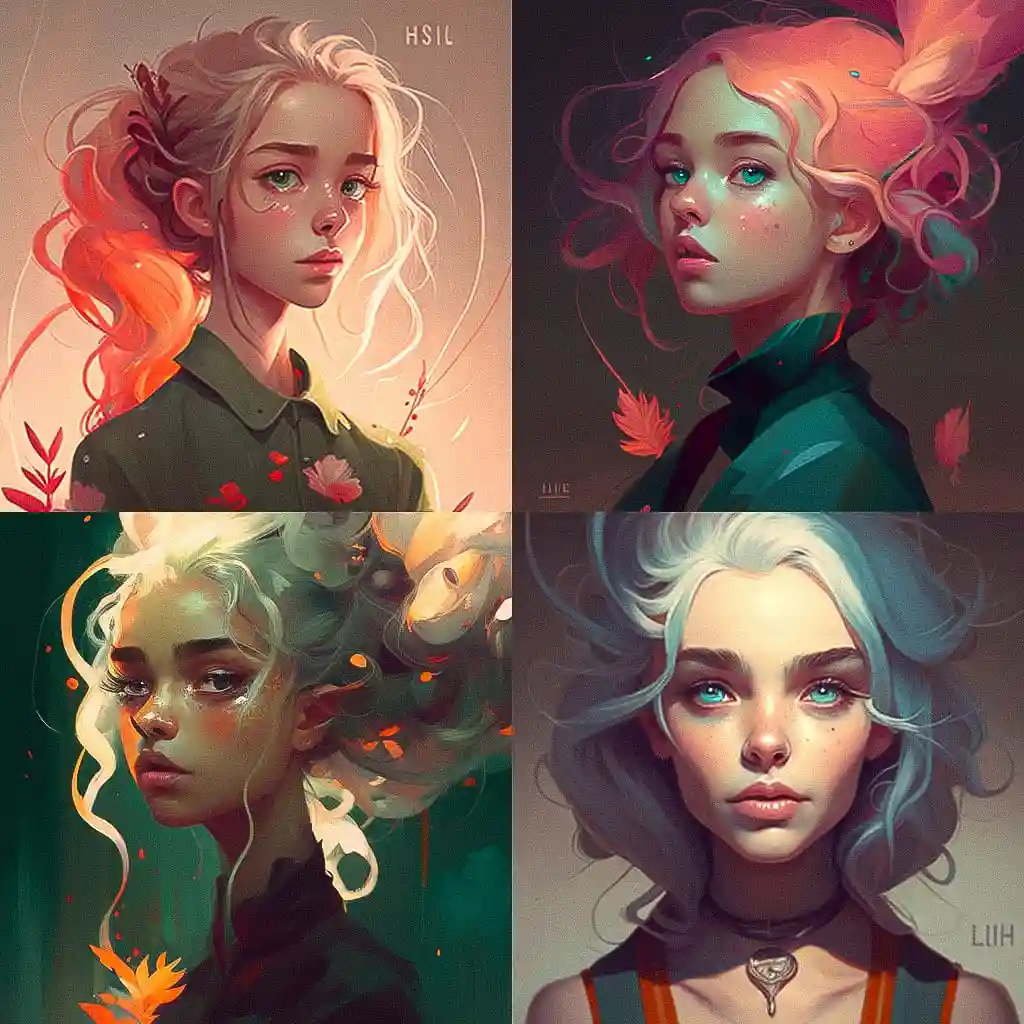 -洛伊丝·范巴尔勒 lois van baarle风格midjourney AI绘画作品