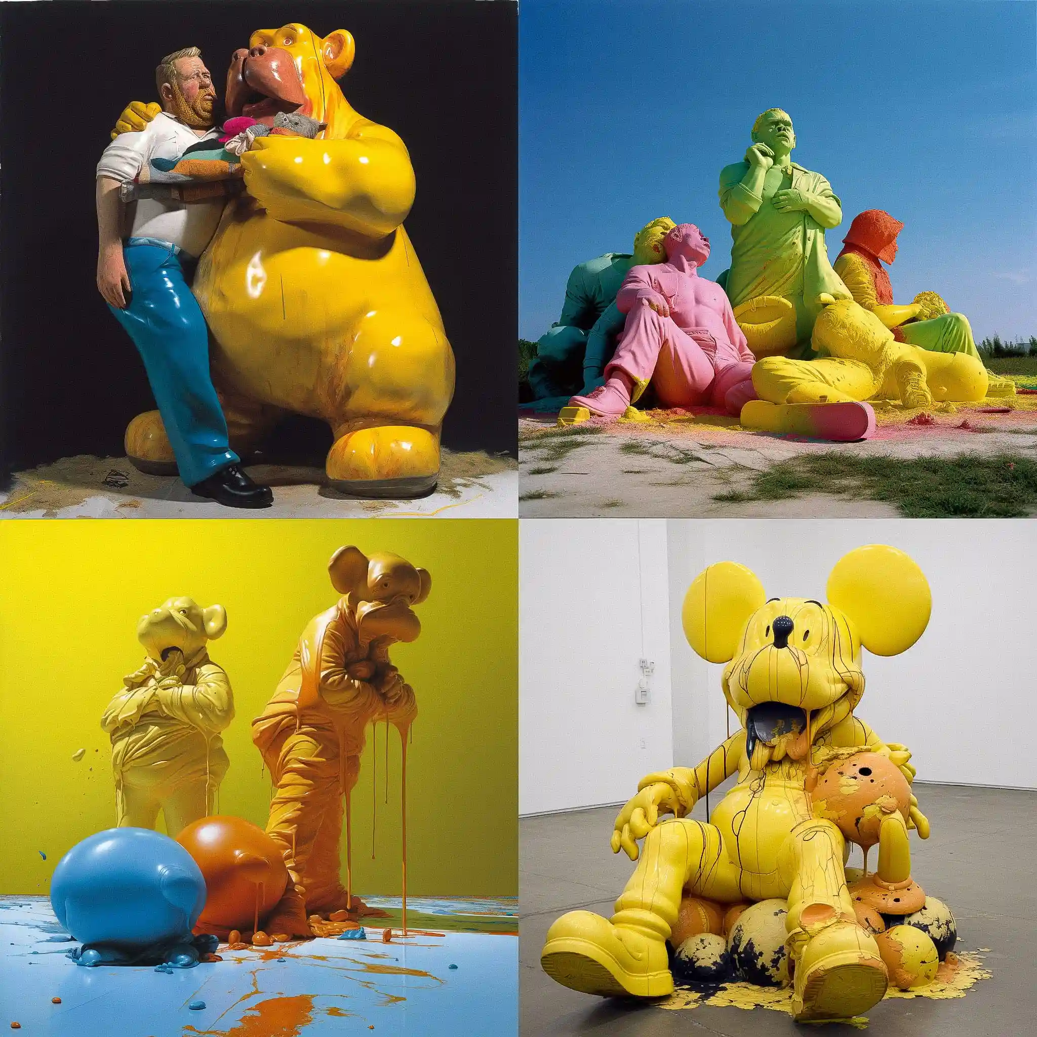 保罗·麦卡锡 paul mccarthy风格midjourney AI绘画作品 -保罗·麦卡锡 paul mccarthy风格midjourney AI绘画作品