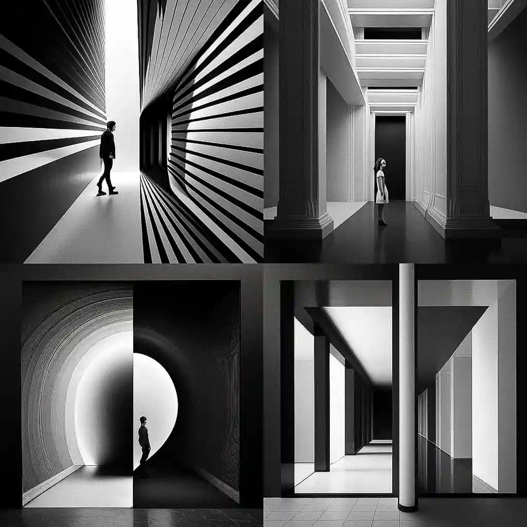 -卡斯滕·尼古拉伊 carsten nicolai风格midjourney AI绘画作品