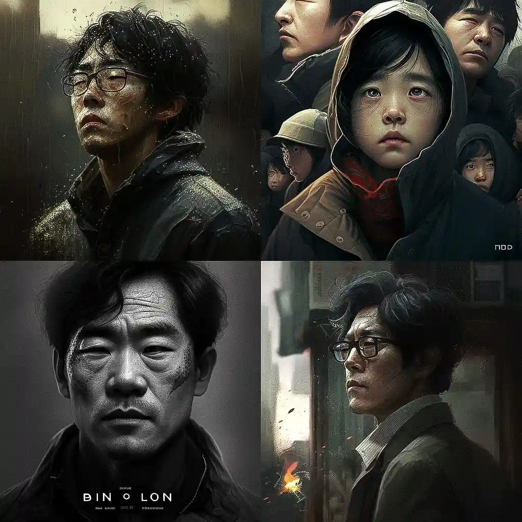 Boo joon ho boo joon ho风格midjourney AI绘画作品 -Boo joon ho boo joon ho风格midjourney AI绘画作品
