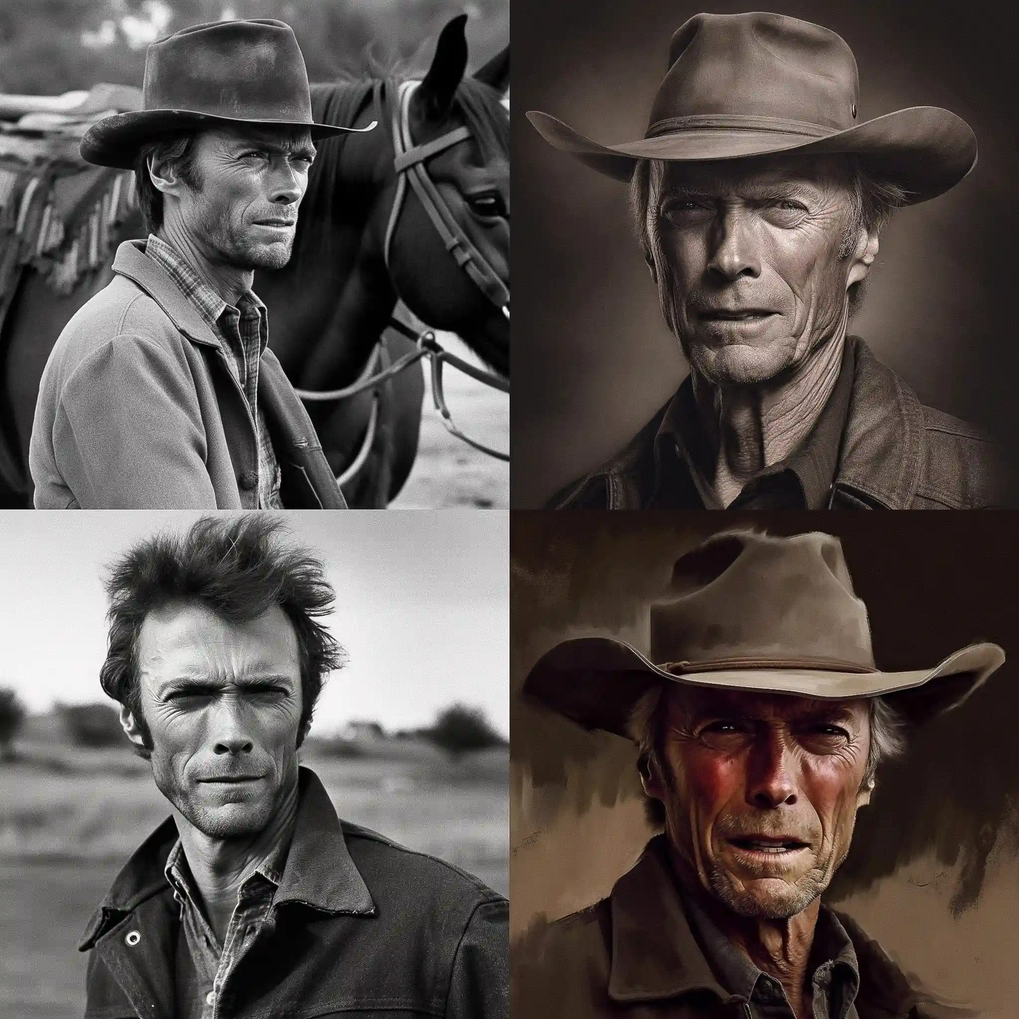 克林特·伊斯特伍德 clint eastwood风格midjourney AI绘画作品 -克林特·伊斯特伍德 clint eastwood风格midjourney AI绘画作品