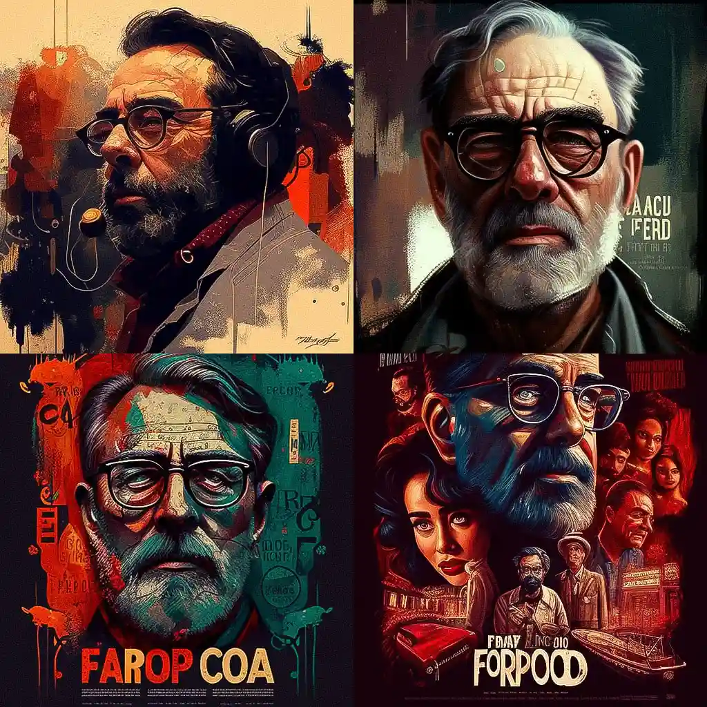 弗朗西斯·福特·科波拉 francis ford coppola风格midjourney AI绘画作品 -弗朗西斯·福特·科波拉 francis ford coppola风格midjourney AI绘画作品