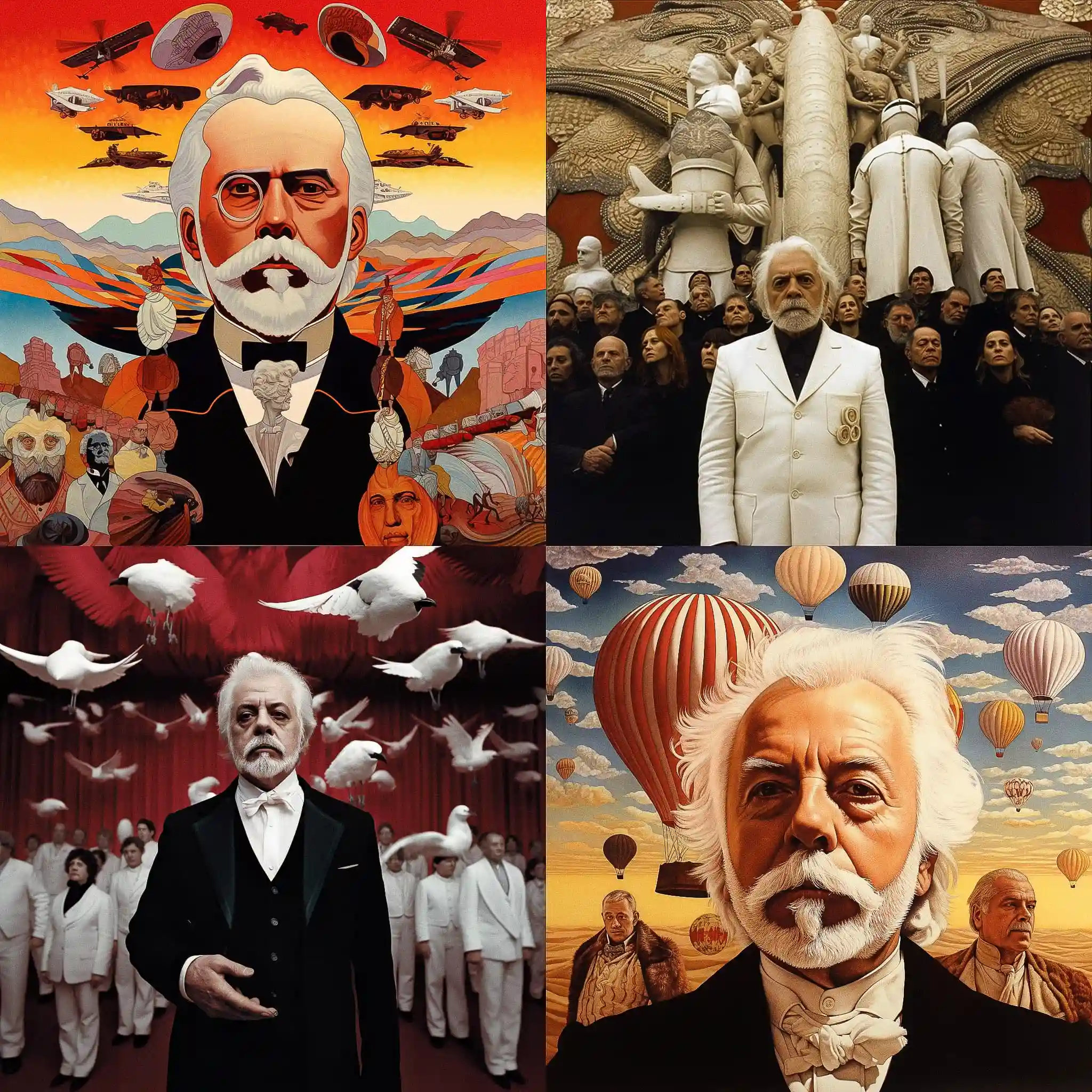 亚历杭德罗·乔多罗夫斯基 alejandro jodorowsky风格midjourney AI绘画作品 -亚历杭德罗·乔多罗夫斯基 alejandro jodorowsky风格midjourney AI绘画作品
