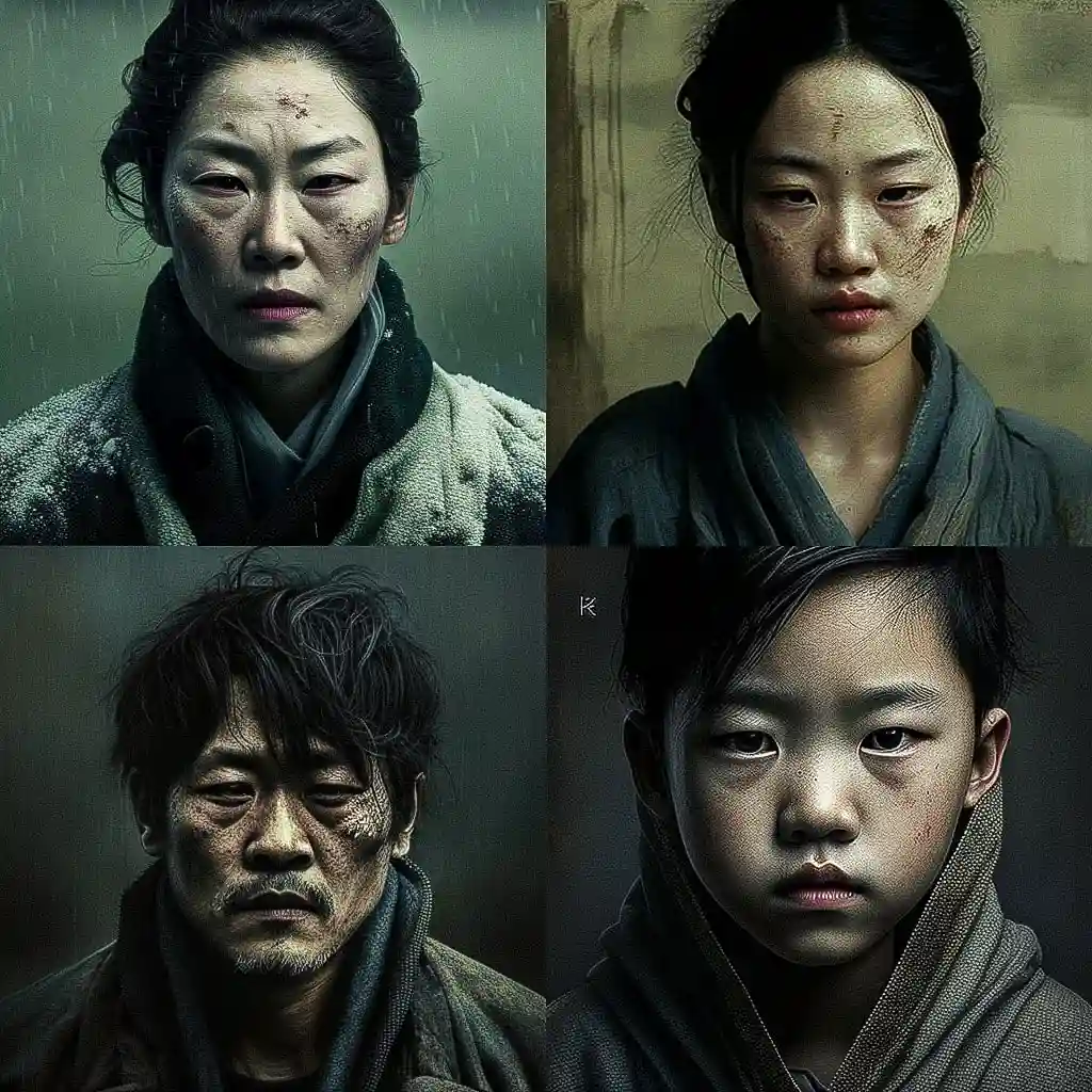 金基德 kim ki duk风格midjourney AI绘画作品 -金基德 kim ki duk风格midjourney AI绘画作品