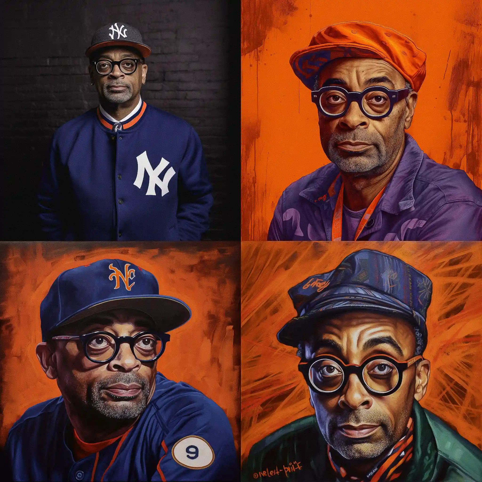 斯派克·李 spike lee风格midjourney AI绘画作品 -斯派克·李 spike lee风格midjourney AI绘画作品