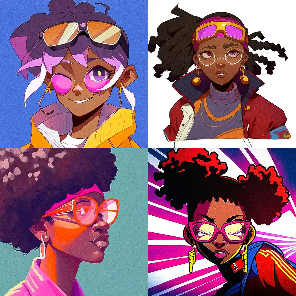 斯派克·李 spike lee风格midjourney AI绘画作品 -斯派克·李 spike lee风格midjourney AI绘画作品