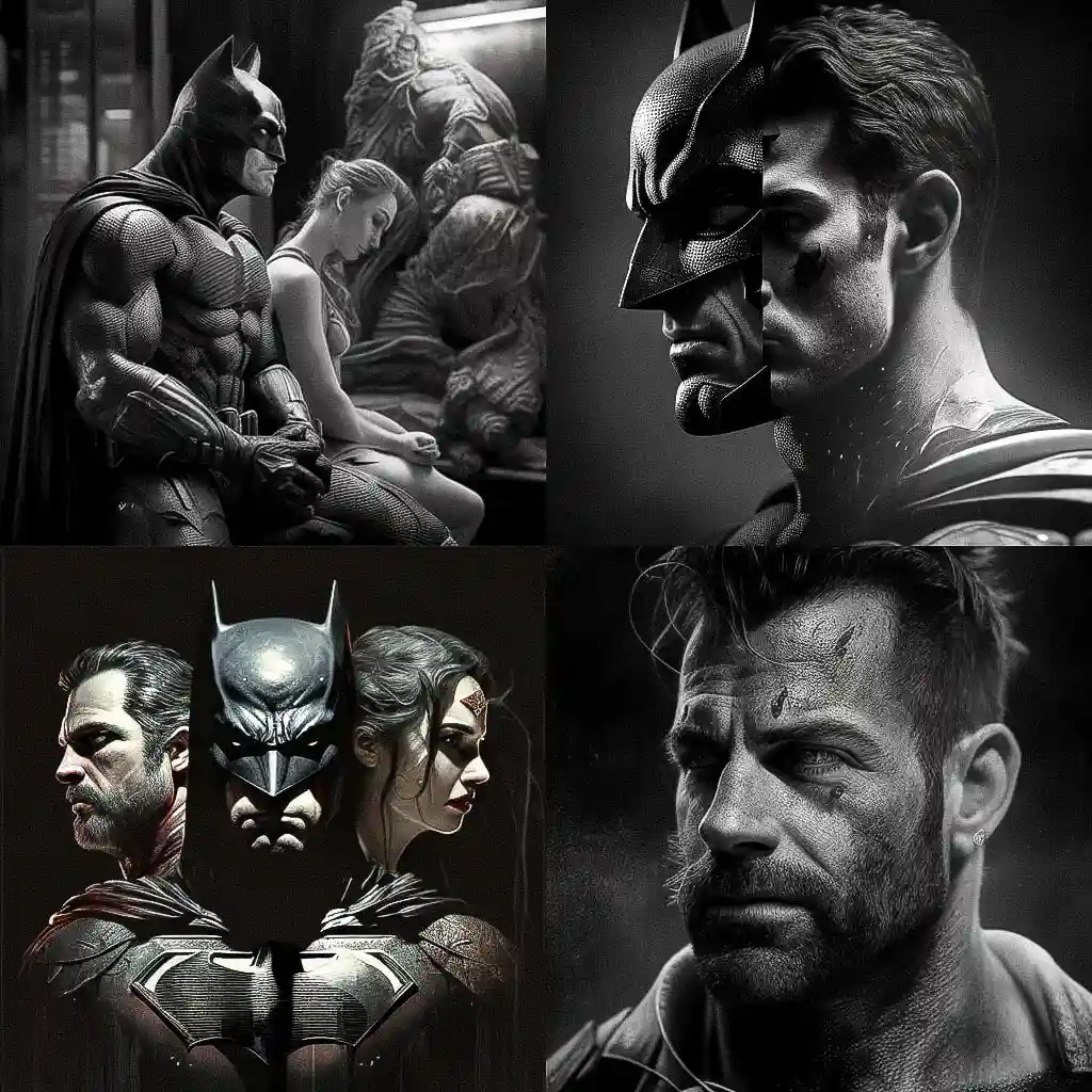 -扎克·斯奈德 zack snyder风格midjourney AI绘画作品