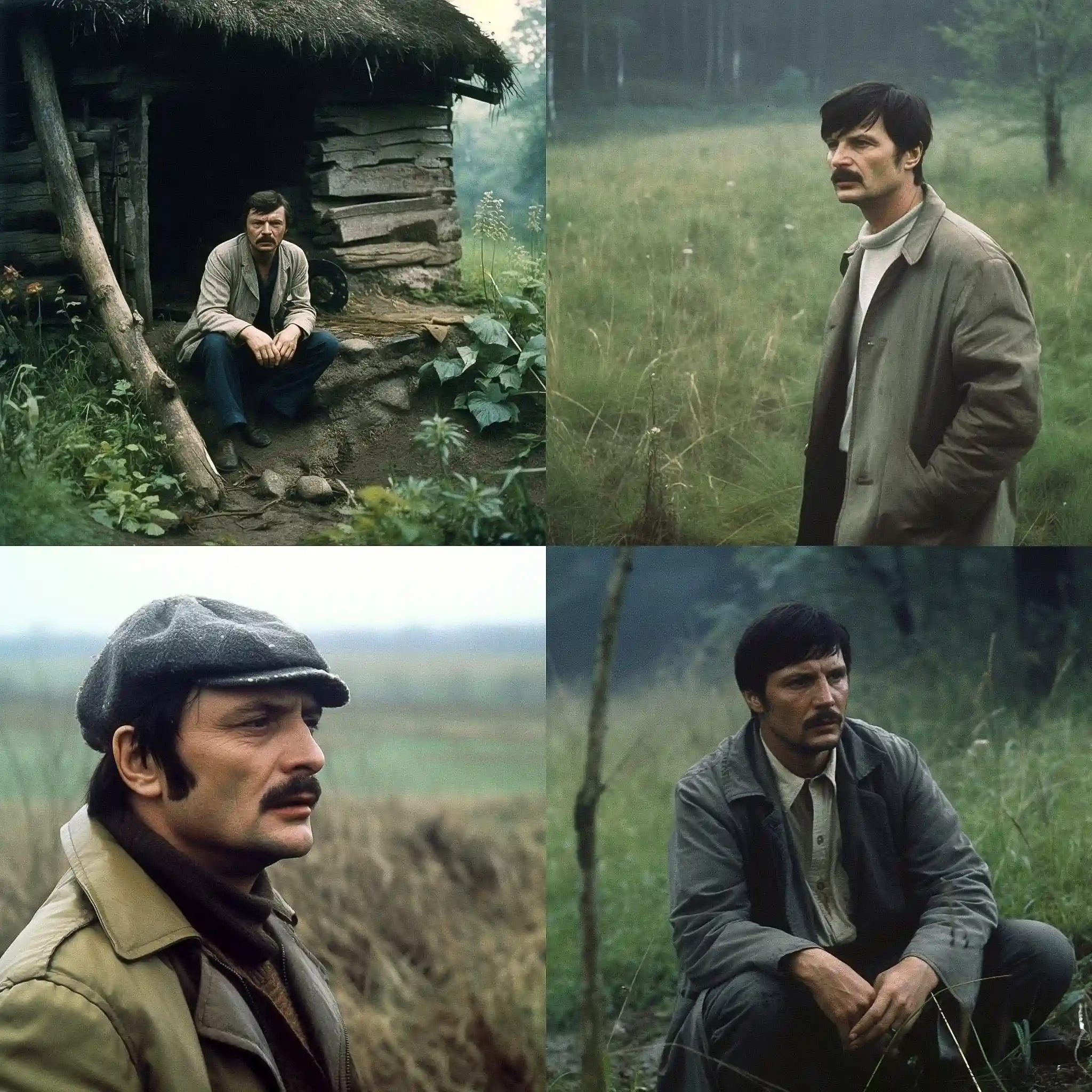 -安德烈·塔可夫斯基 andrei tarkovsky风格midjourney AI绘画作品