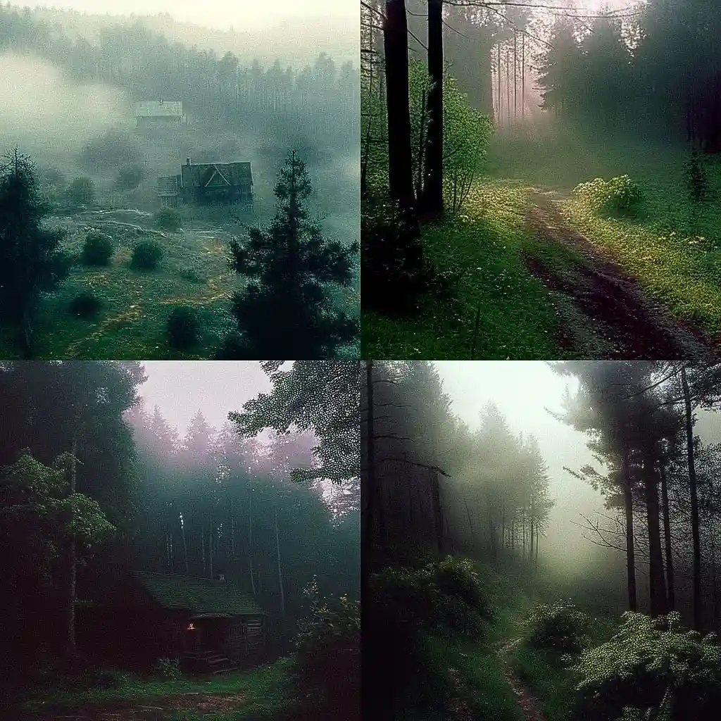 -安德烈·塔可夫斯基 andrei tarkovsky风格midjourney AI绘画作品