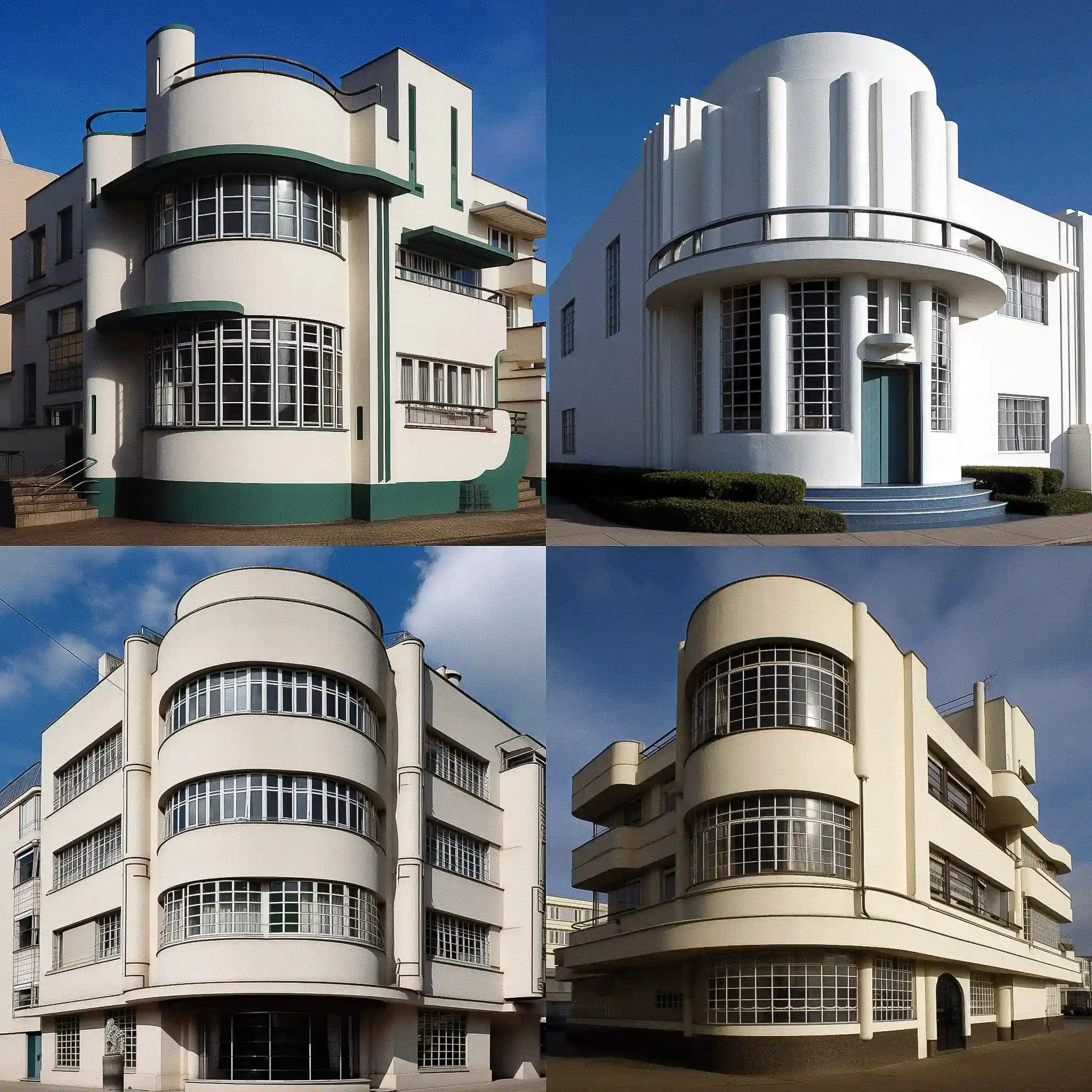 现代艺术风格 art moderne architecture风格midjourney AI绘画作品 -现代艺术风格 art moderne architecture风格midjourney AI绘画作品