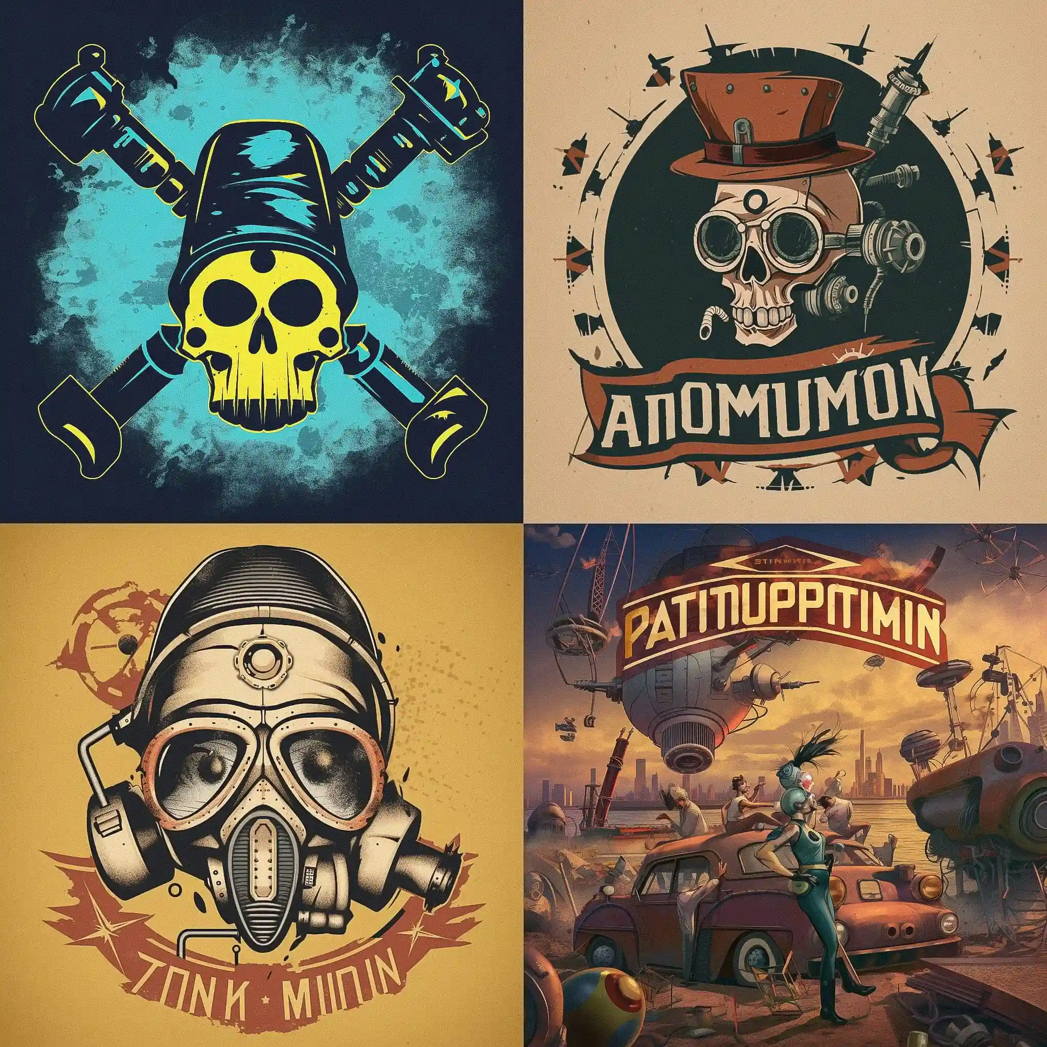 原子朋克 atompunk风格midjourney AI绘画作品 -原子朋克 atompunk风格midjourney AI绘画作品