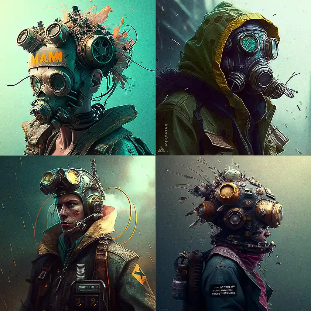 原子朋克 atompunk风格midjourney AI绘画作品 -原子朋克 atompunk风格midjourney AI绘画作品