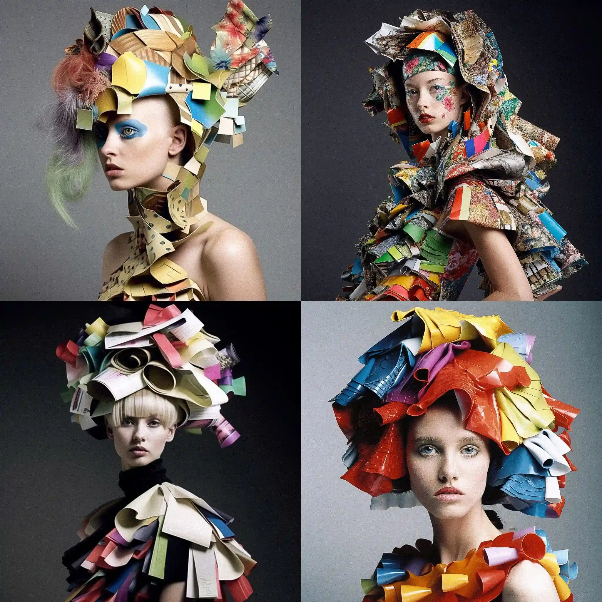 前卫时尚 avant garde fashion风格midjourney AI绘画作品 -前卫时尚 avant garde fashion风格midjourney AI绘画作品